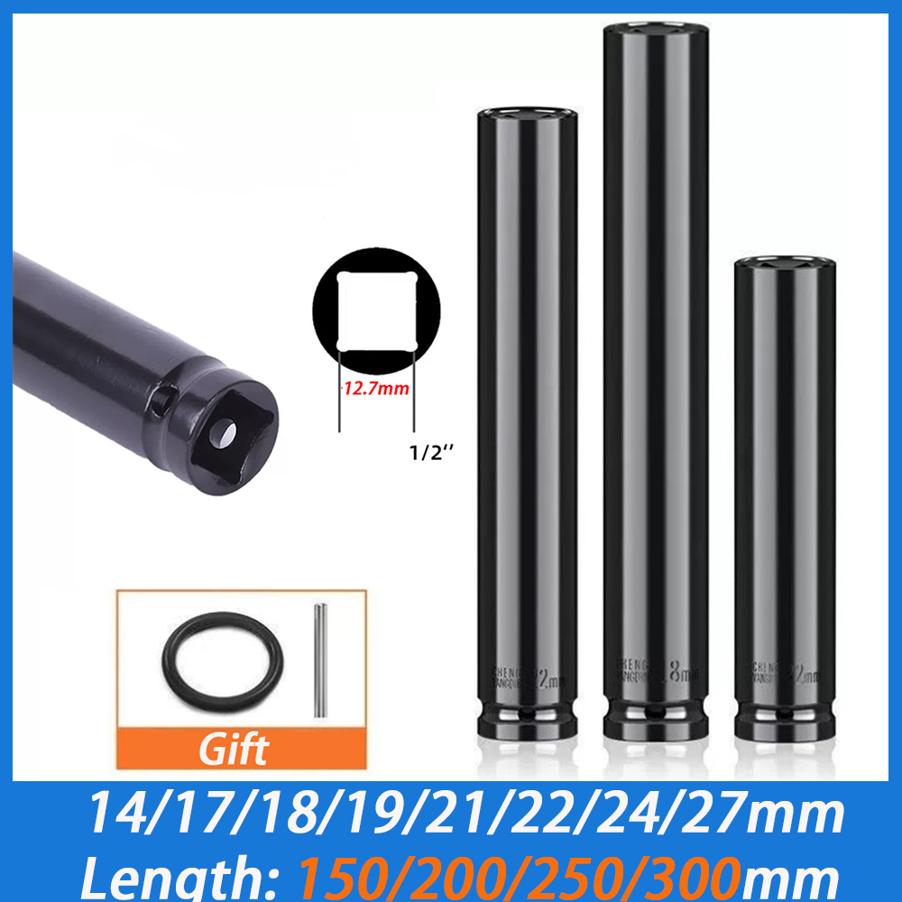 1Pcs 150-200mm Lengthening Hex - огляд і ціна Pneumatic Impact Wrench