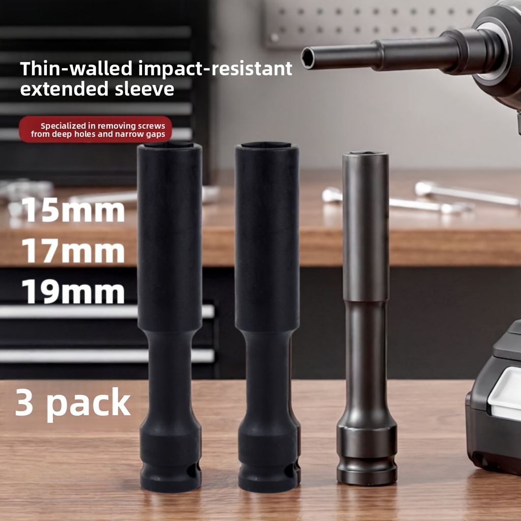 1/3pcs 1/2 Inch Extended Thin- - огляд і ціна Pneumatic Impact Wrench